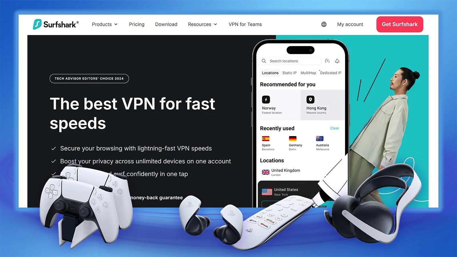 Surfshark - Best-Value VPN for PS5