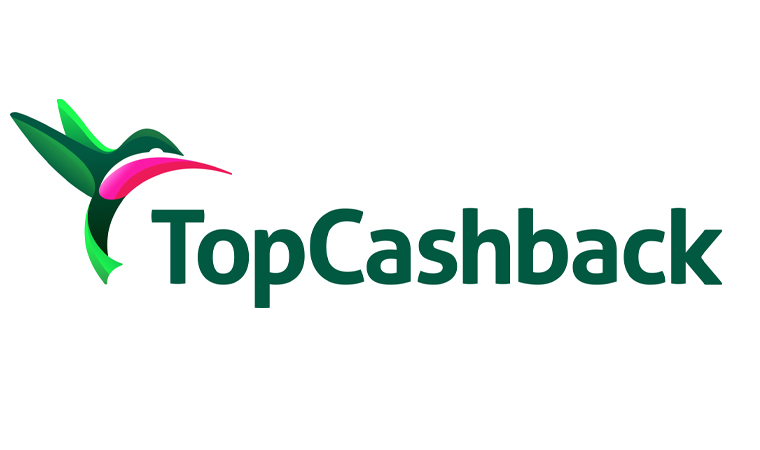 Green TopCashback logo on a white background.
