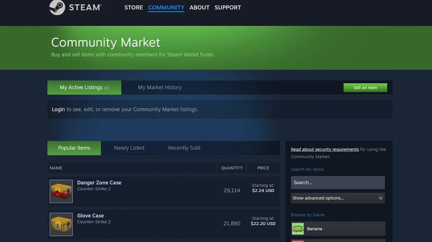 Steam community Market