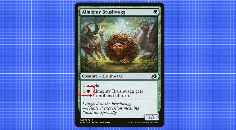 Almighty Brushwagg MTG