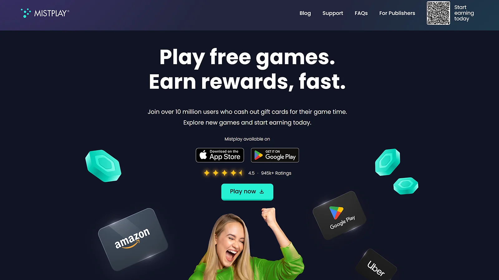 Mistplay website main page