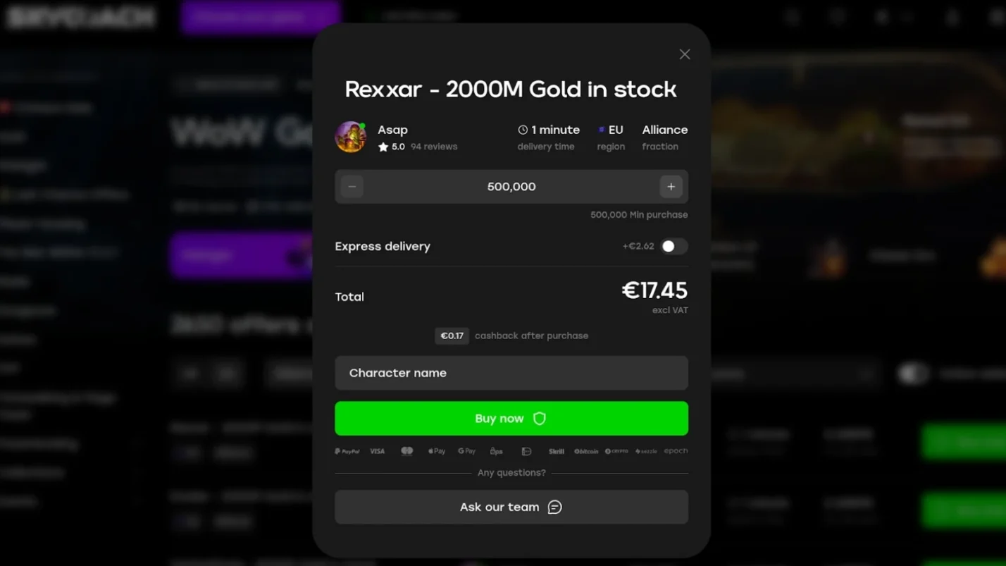 Click “Buy”