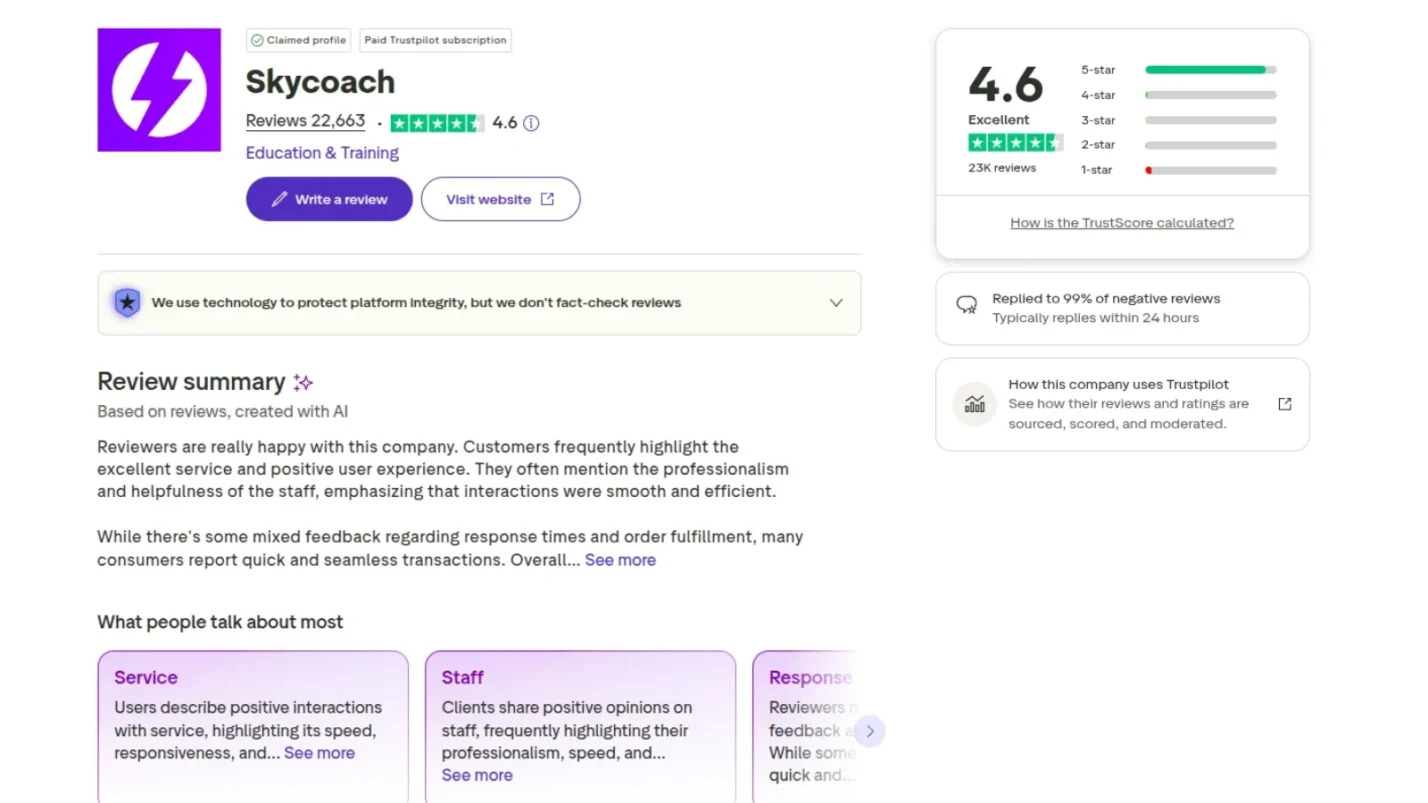 Skycoach Reviews: What Customers Are Saying