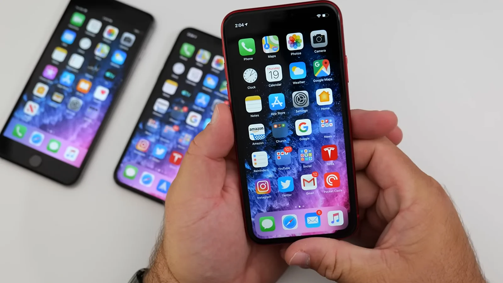 A man holding a phone