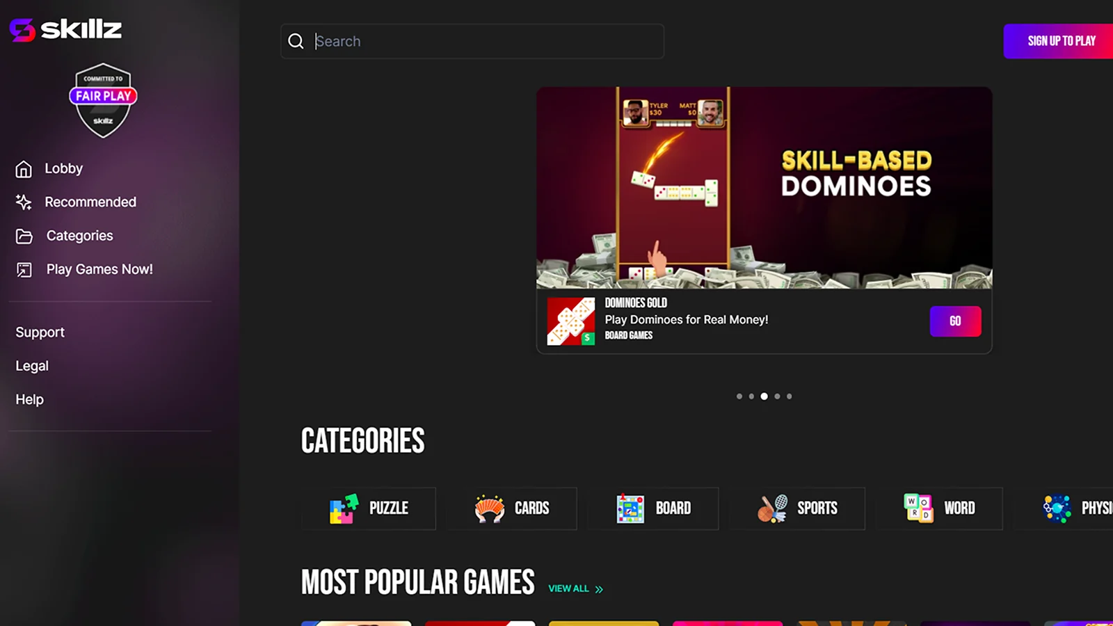 Skillz - Best for Competitive Tournament Players