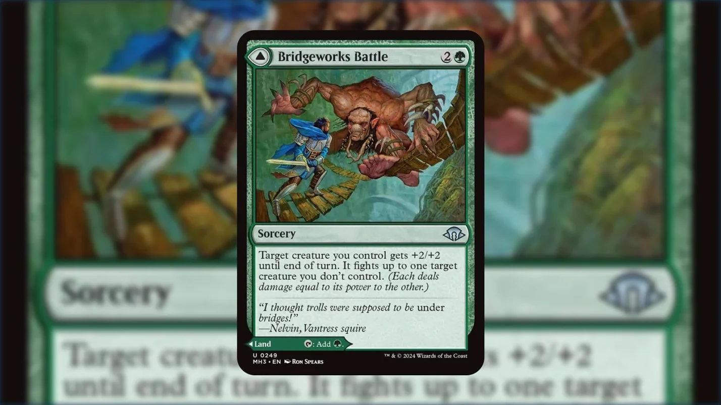 Bridgeworks Battle/Tanglespan Bridgeworks - Fight Spell With a Backup Land