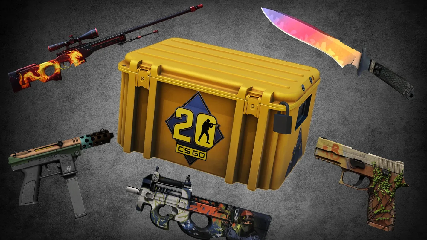 CS20 Case and its possible skin drops