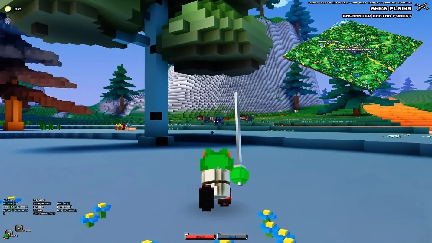 Cube World - A Voxel Exploration Game with Hytale-Like Adventure