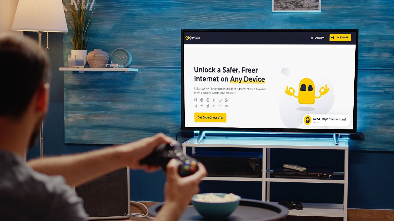 CyberGhost VPN - Best Budget Option for PS5