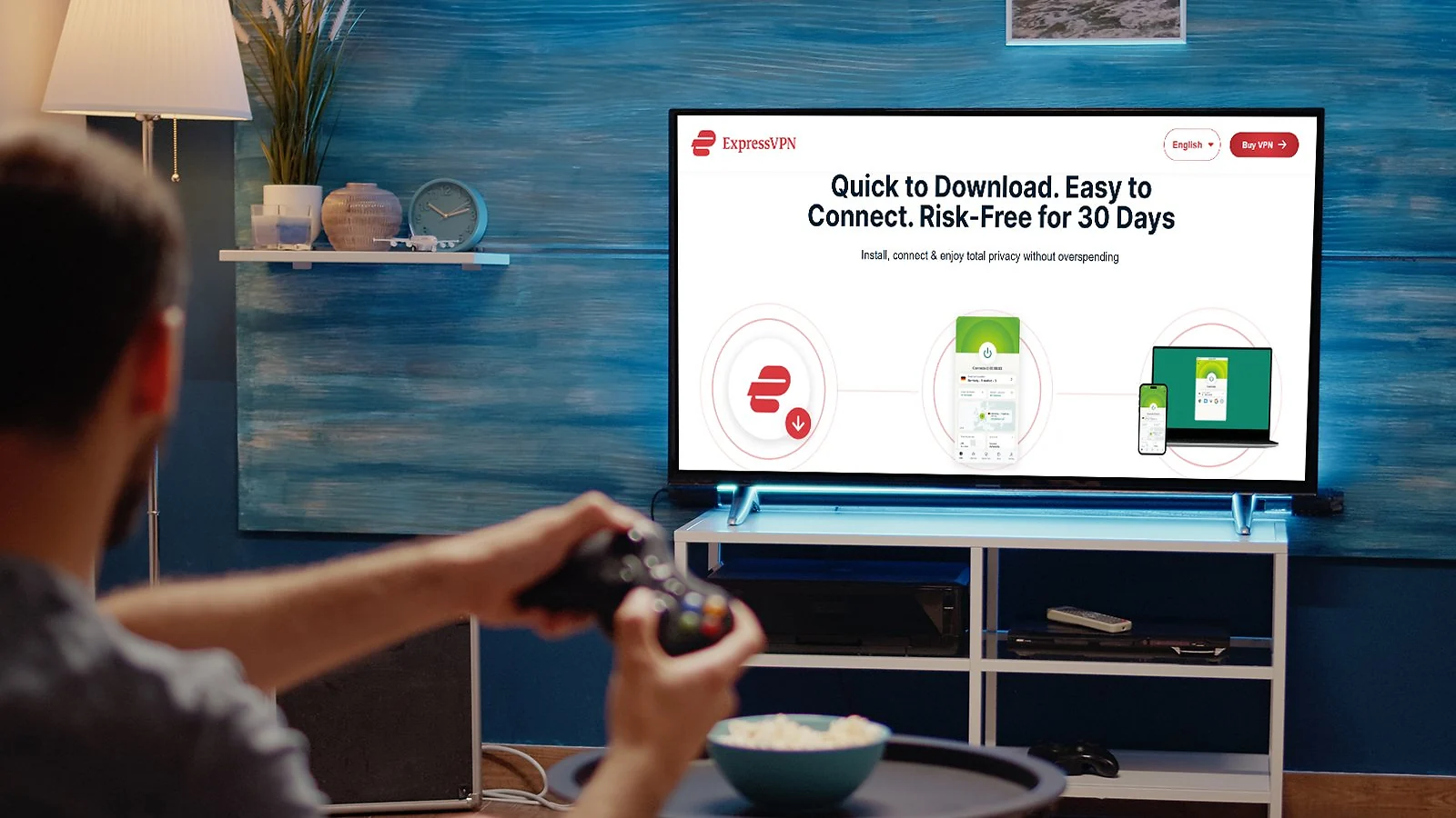 ExpressVPN - Best VPN for PS5 With a Proprietary Router