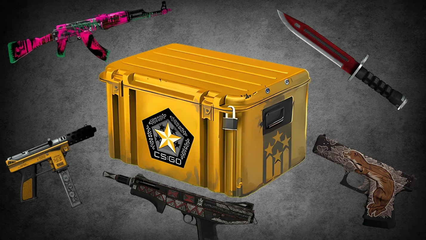 Gamma 2 Case and its possible skin drops