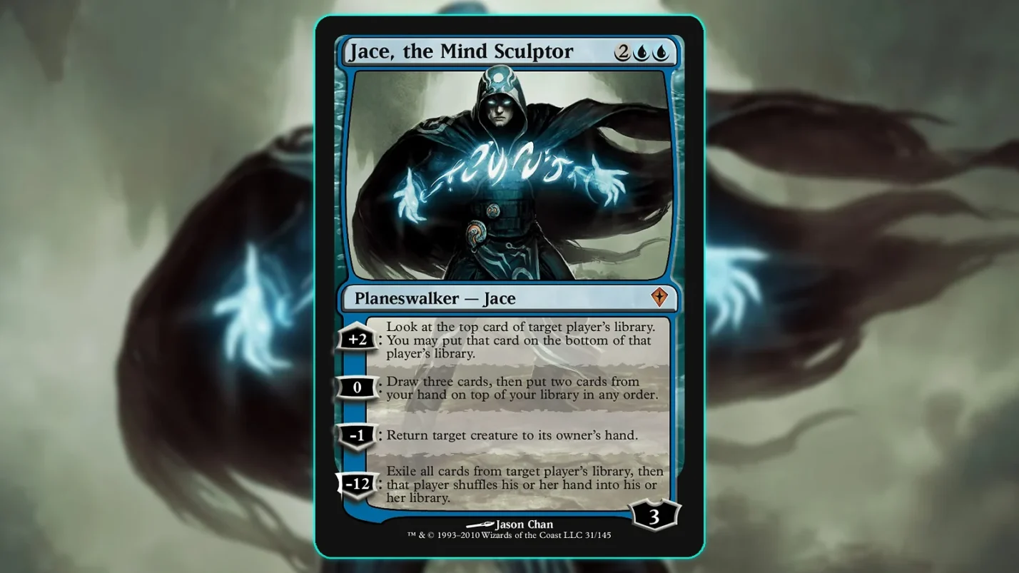 Magic: The Gathering Planeswalker card - Jace, the Mind Sculptor