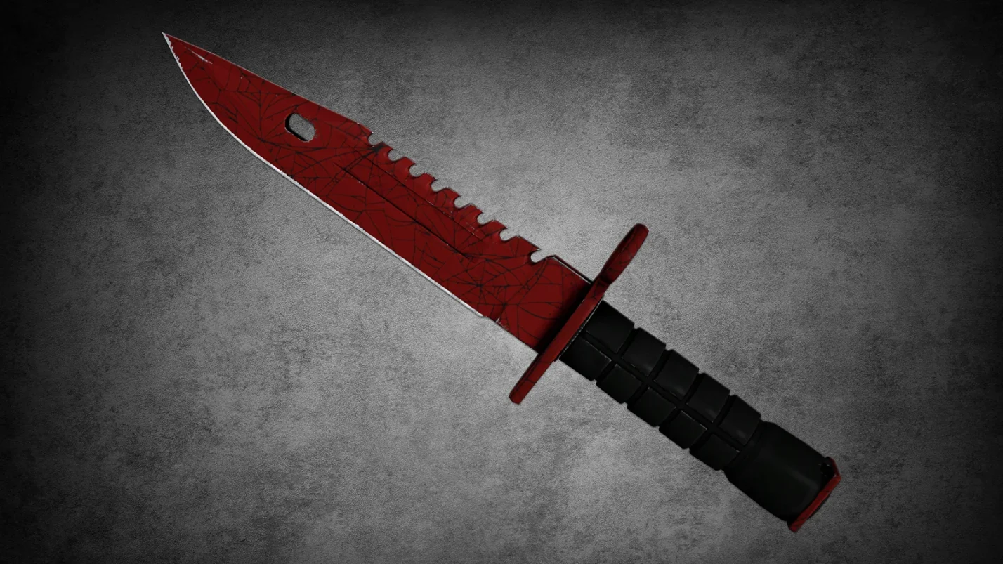 M9 Bayonet Crimson Web 