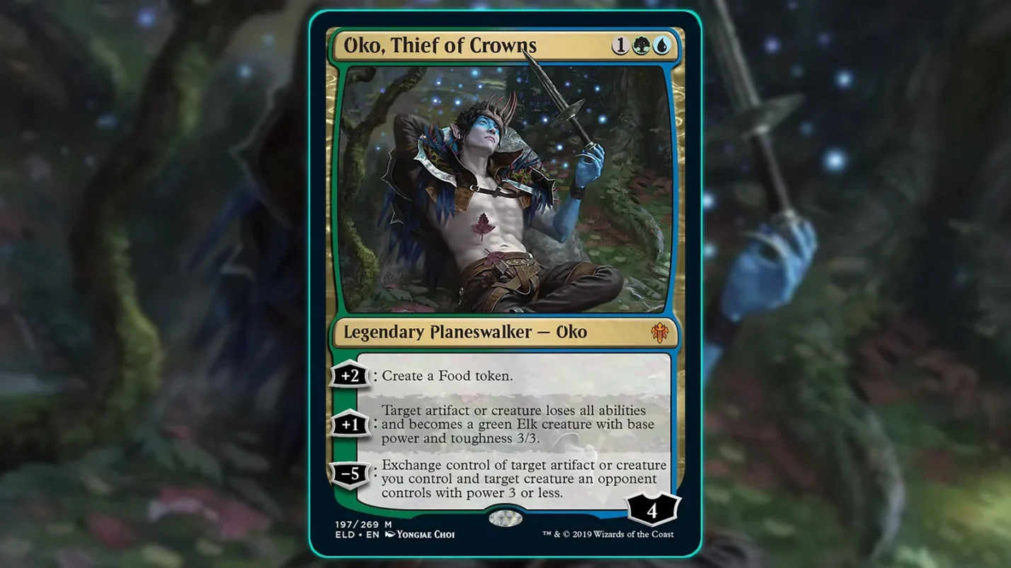 Magic: The Gathering Planeswalker card - Oko, Thief of Crowns