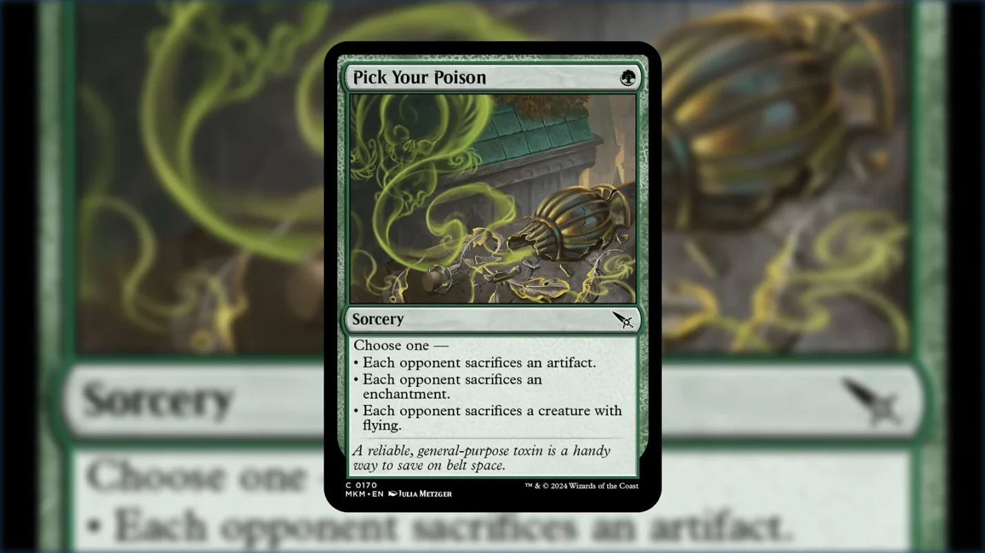 Pick Your Poison - The One-Mana Edict