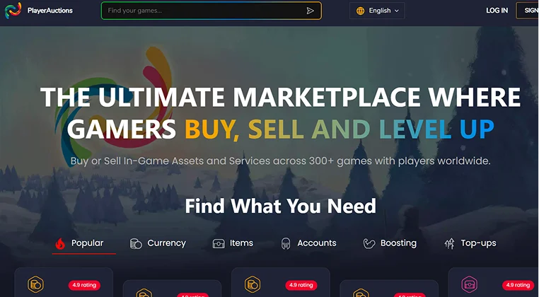 PlayerAuctions - 25+ Years of Gaming Marketplace Experience