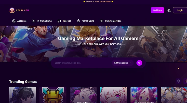 Zeusx - Best Marketplace to Sell MM2 Items