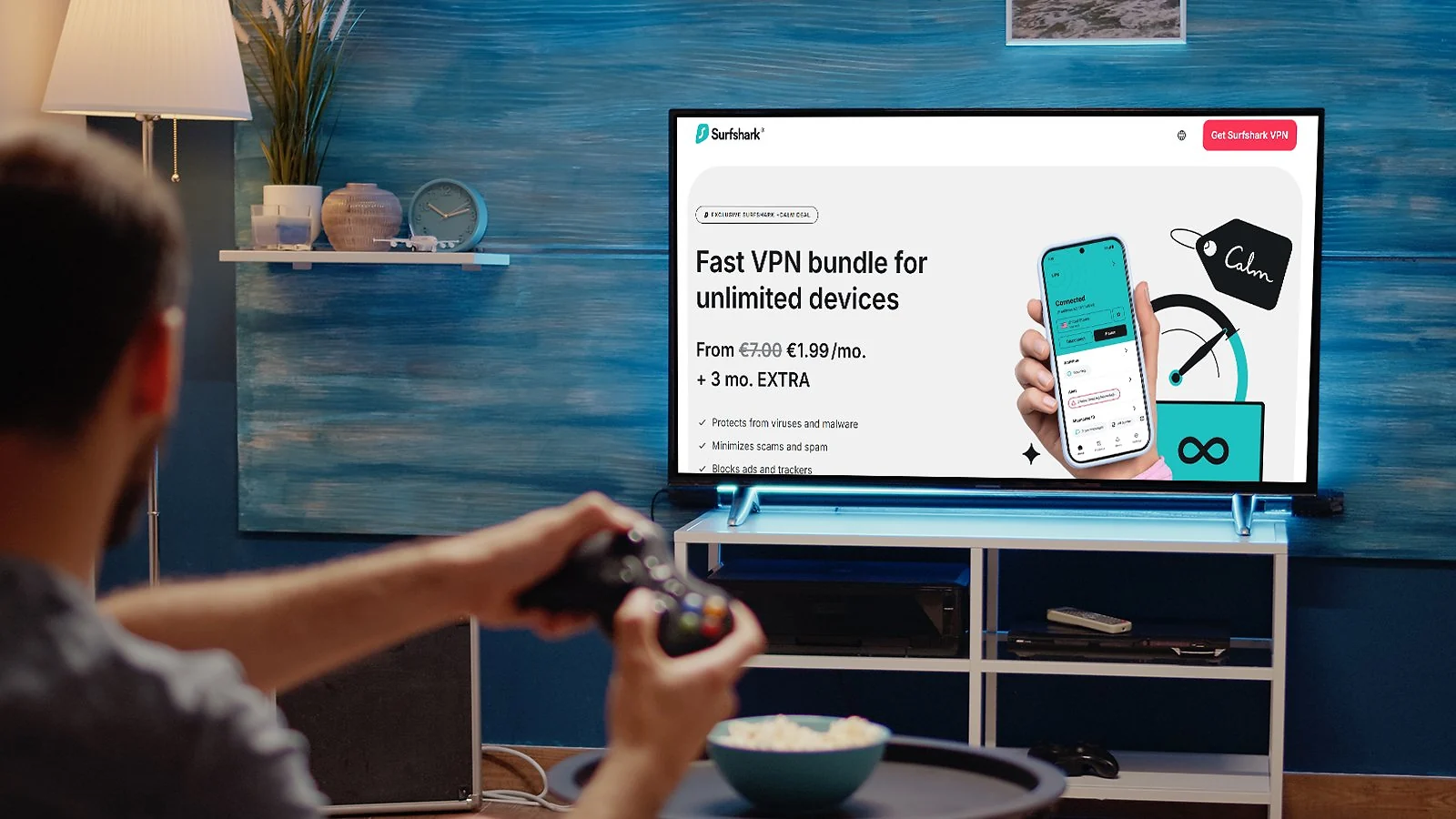 Surfshark - Best All-Rounder VPN for PS5 Households