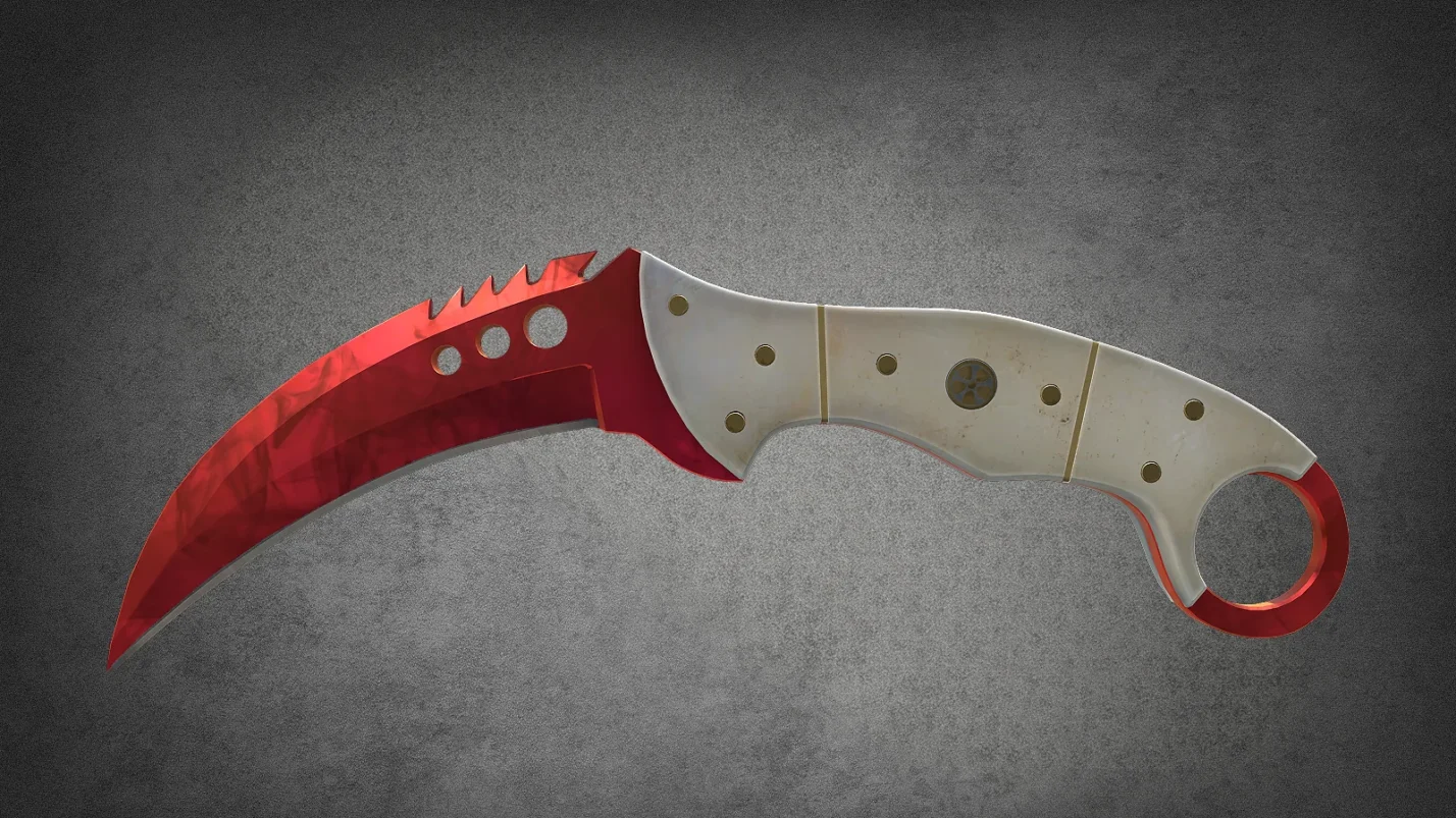 Talon Knife Doppler Ruby