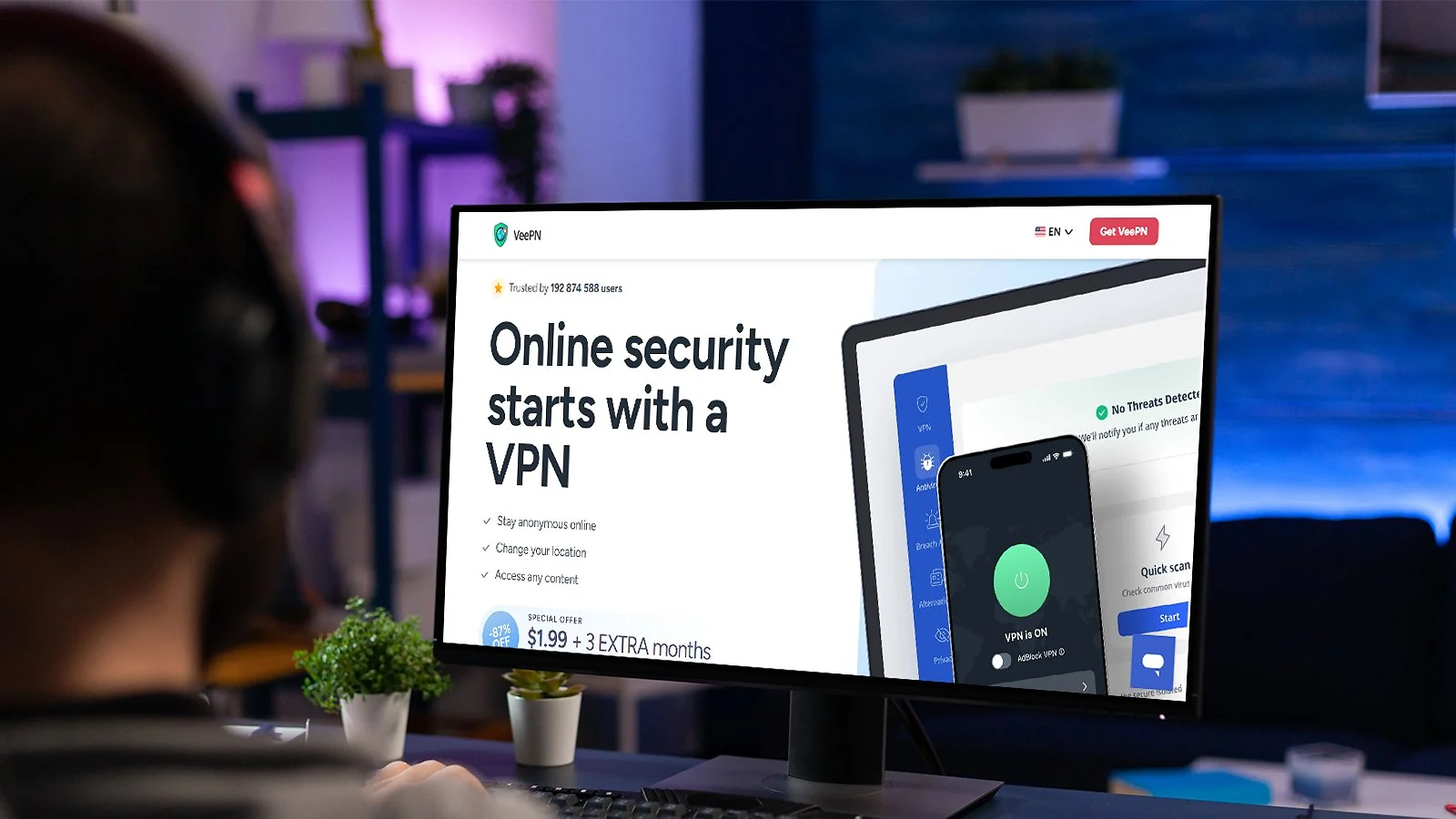VeePN - Best Steam VPN for Tight Budgets