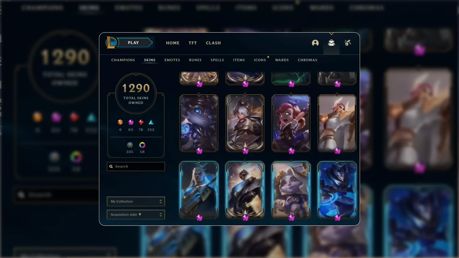 League of Legends skins 