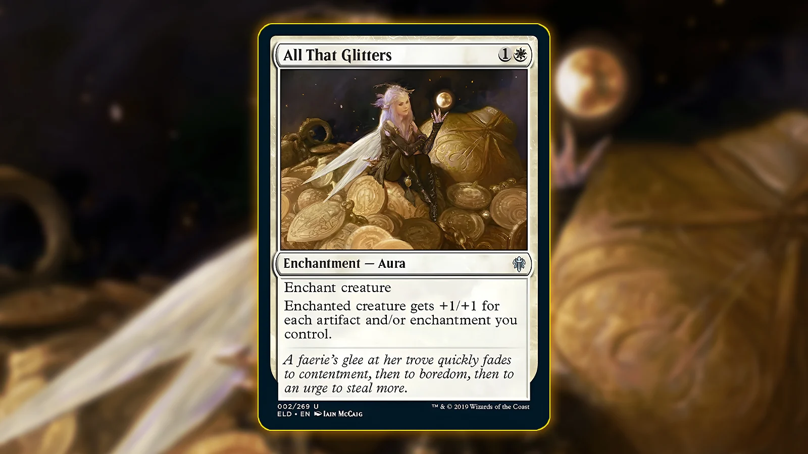 MTG Aura card - All That Glitters