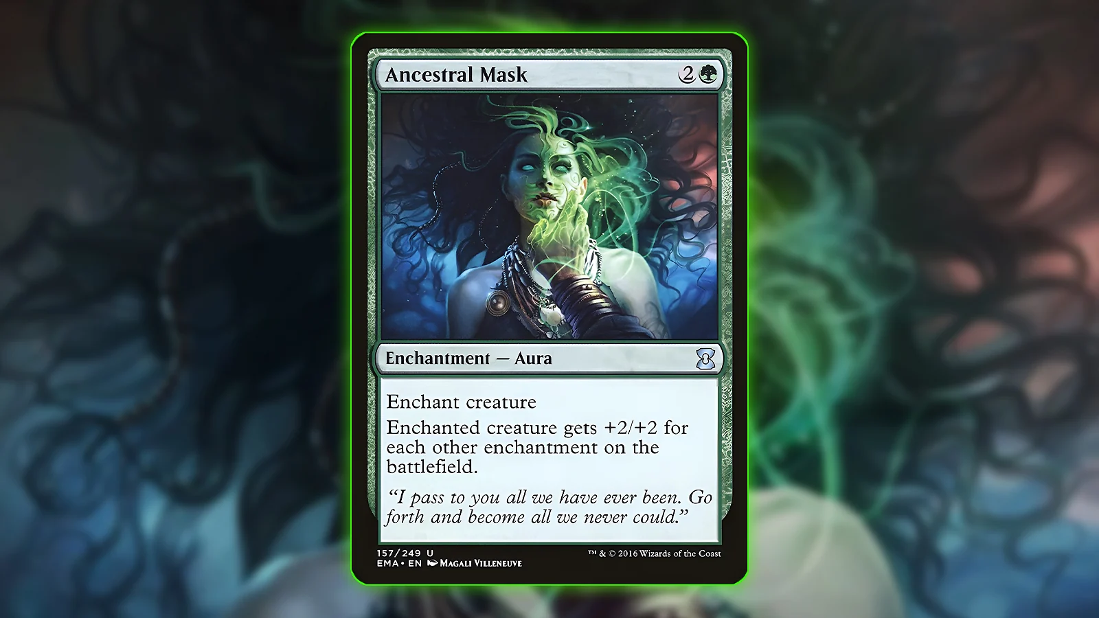 MTG Aura card - Ancestral Mask