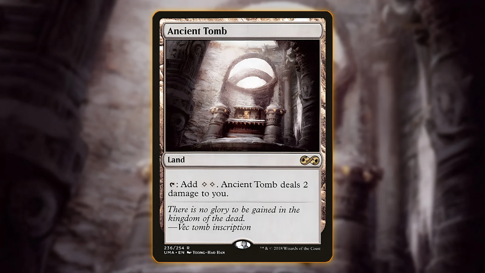 Magic: The Gathering colorless card - Ancient Tomb