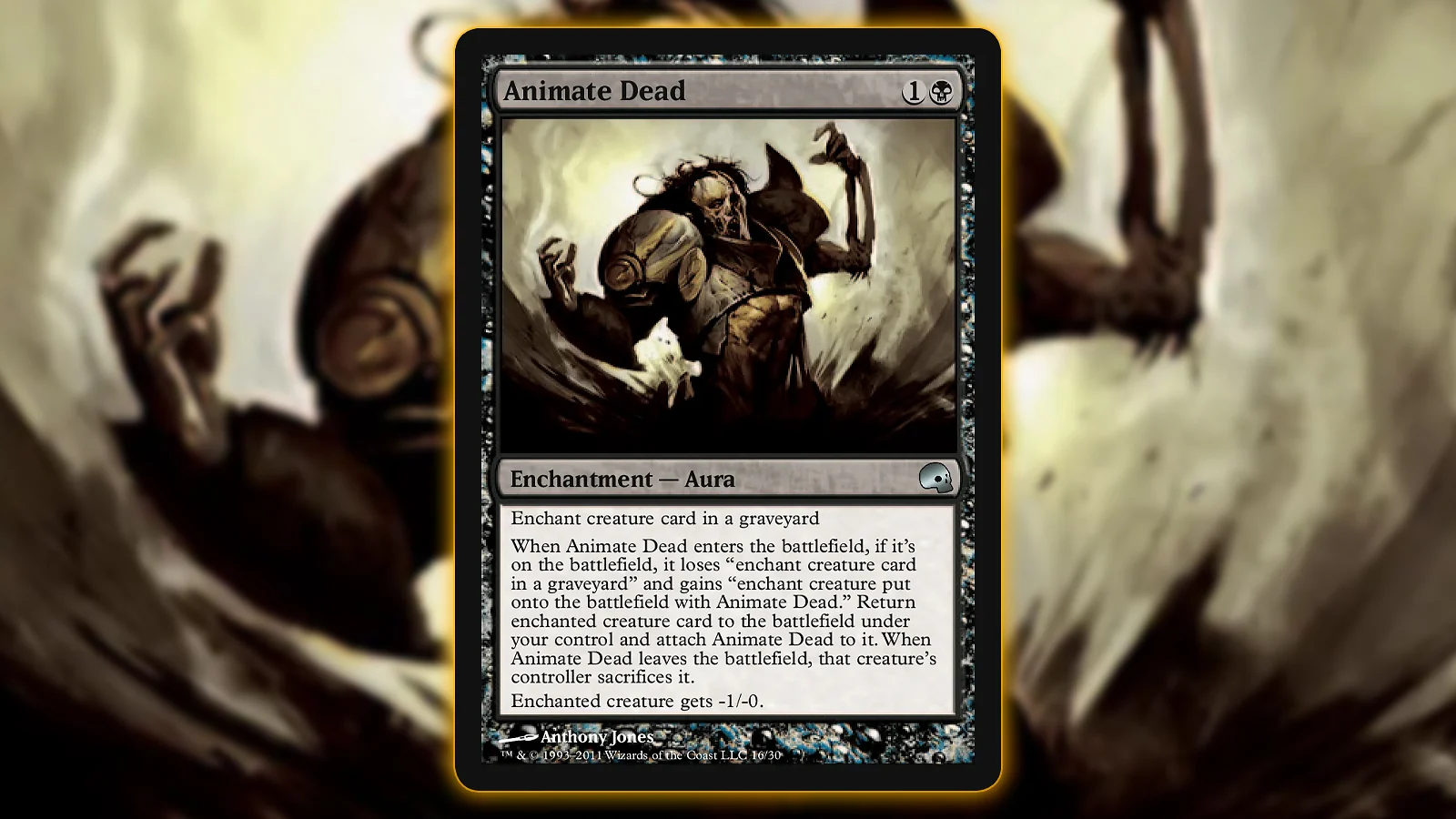 Enchantment Card in MTG - Animate Dead