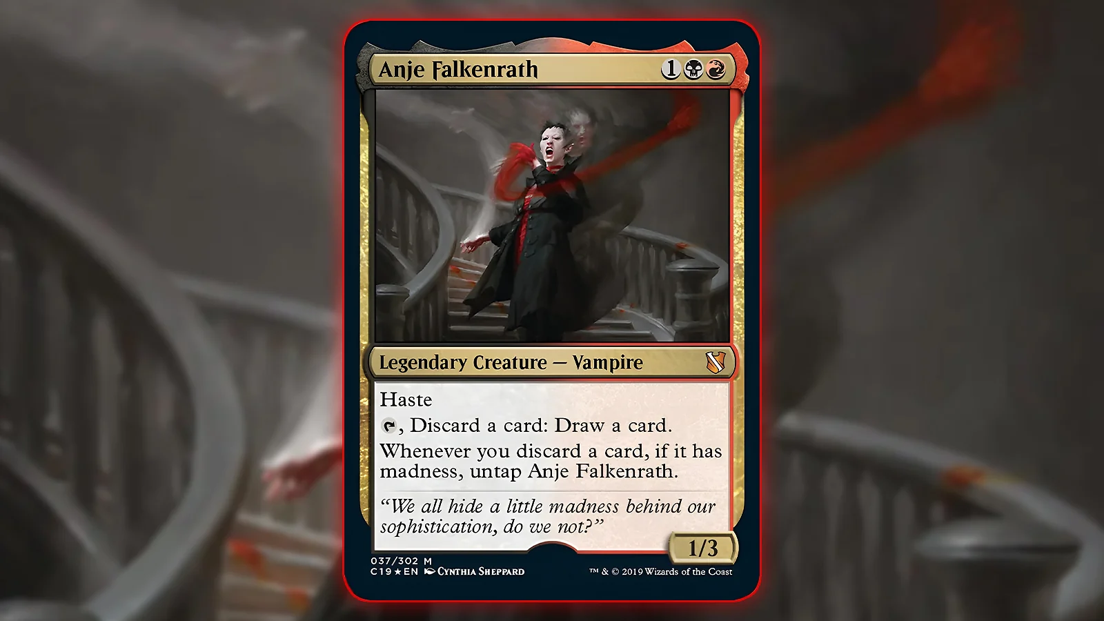 Vampire Commander MTG Card: Anje Falkenrath