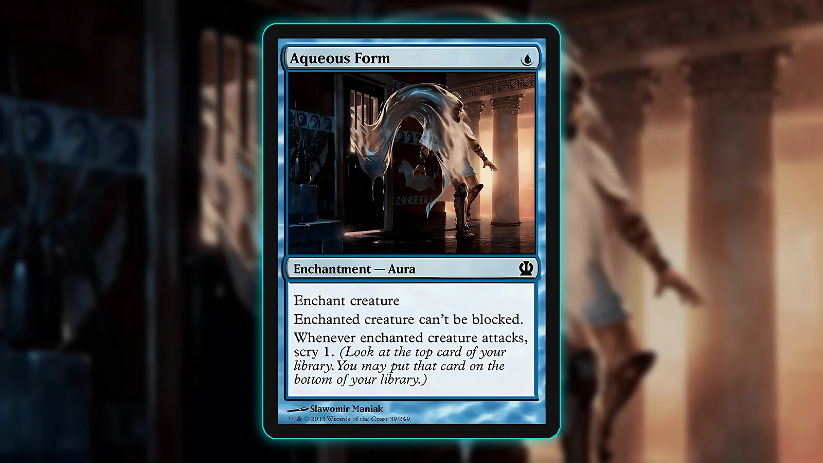 MTG Aura card - Aqueous Form