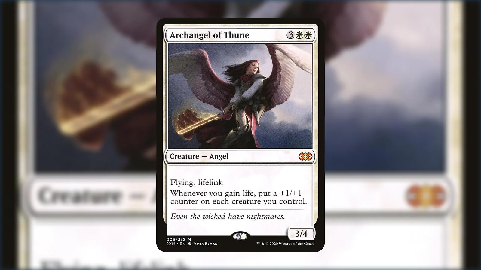 Archangel of Thune - Best Lifegain Payoff Creature