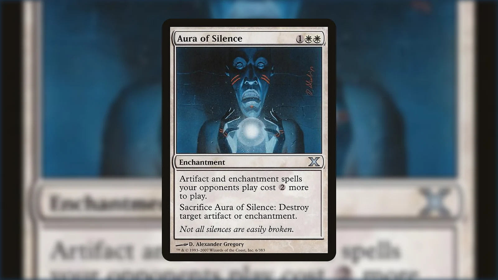 Aura of Silence - Best Tax and Removal Enchantment in White