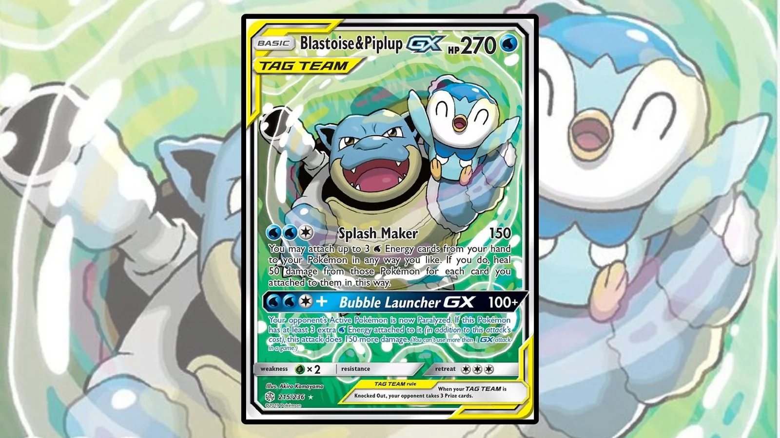 Blastoise & Piplup GX