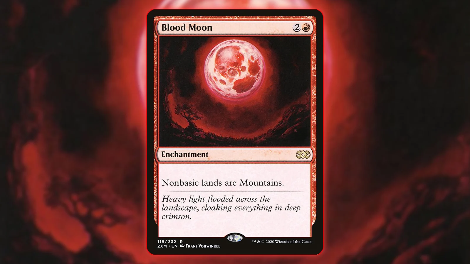 Enchantment Card in MTG - Blood Moon