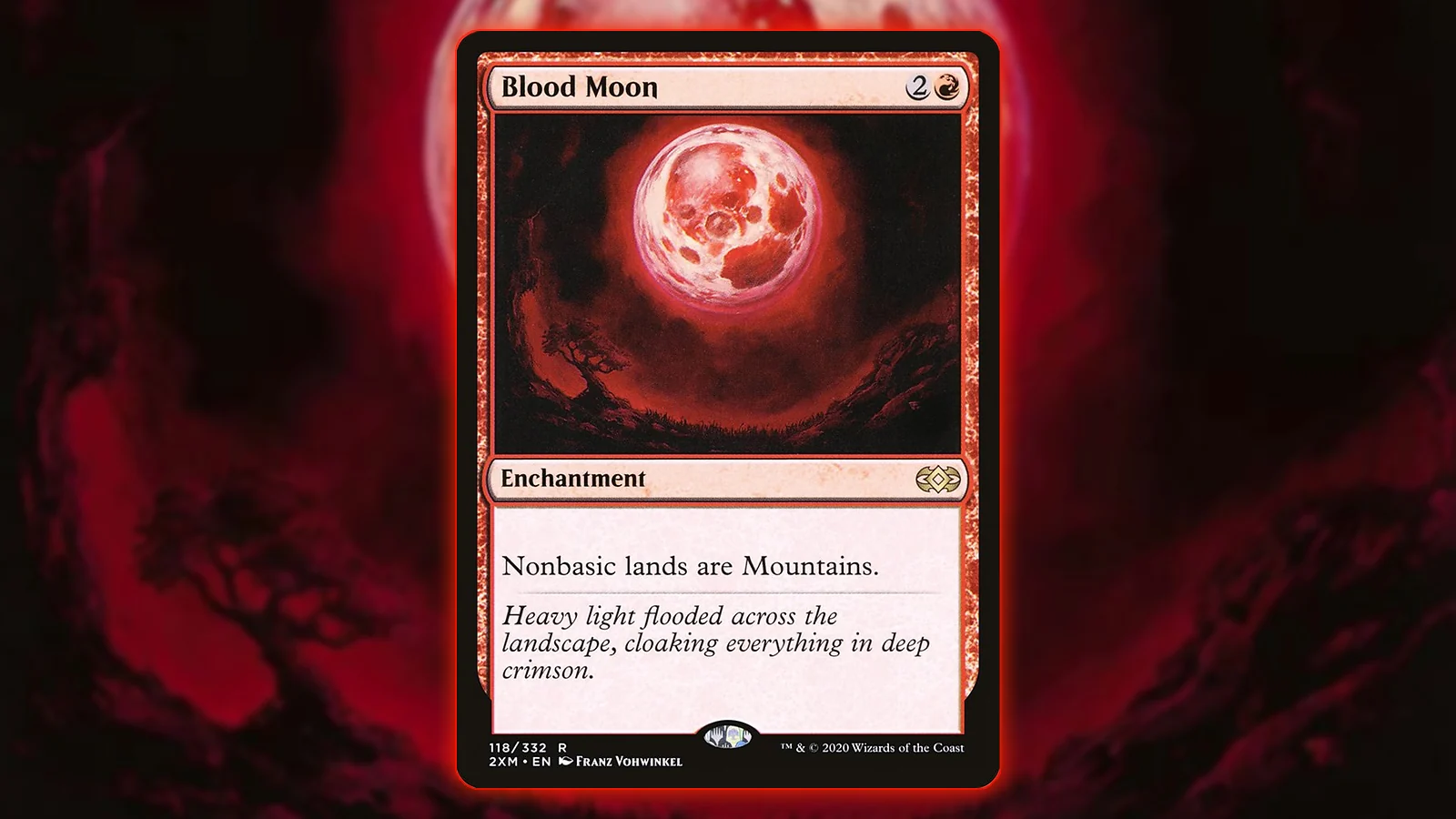 Red MTG Card: Blood Moon