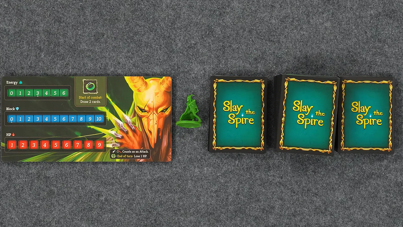 Slay the Spire Board game and cards