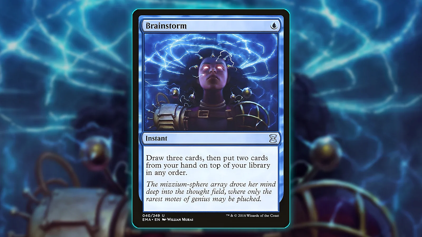 Blue Card in MTG - Brainstorm
