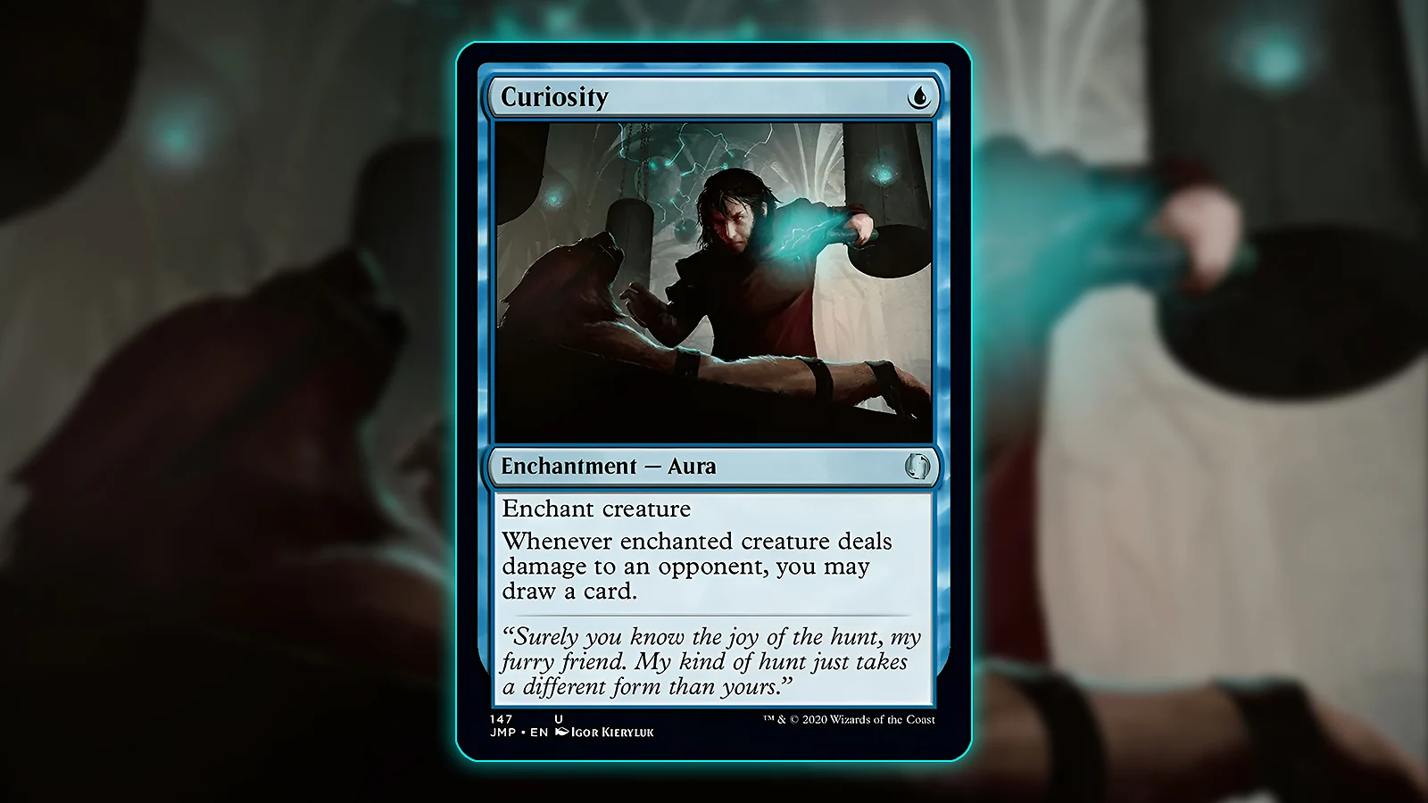 MTG Aura card - Curiosity