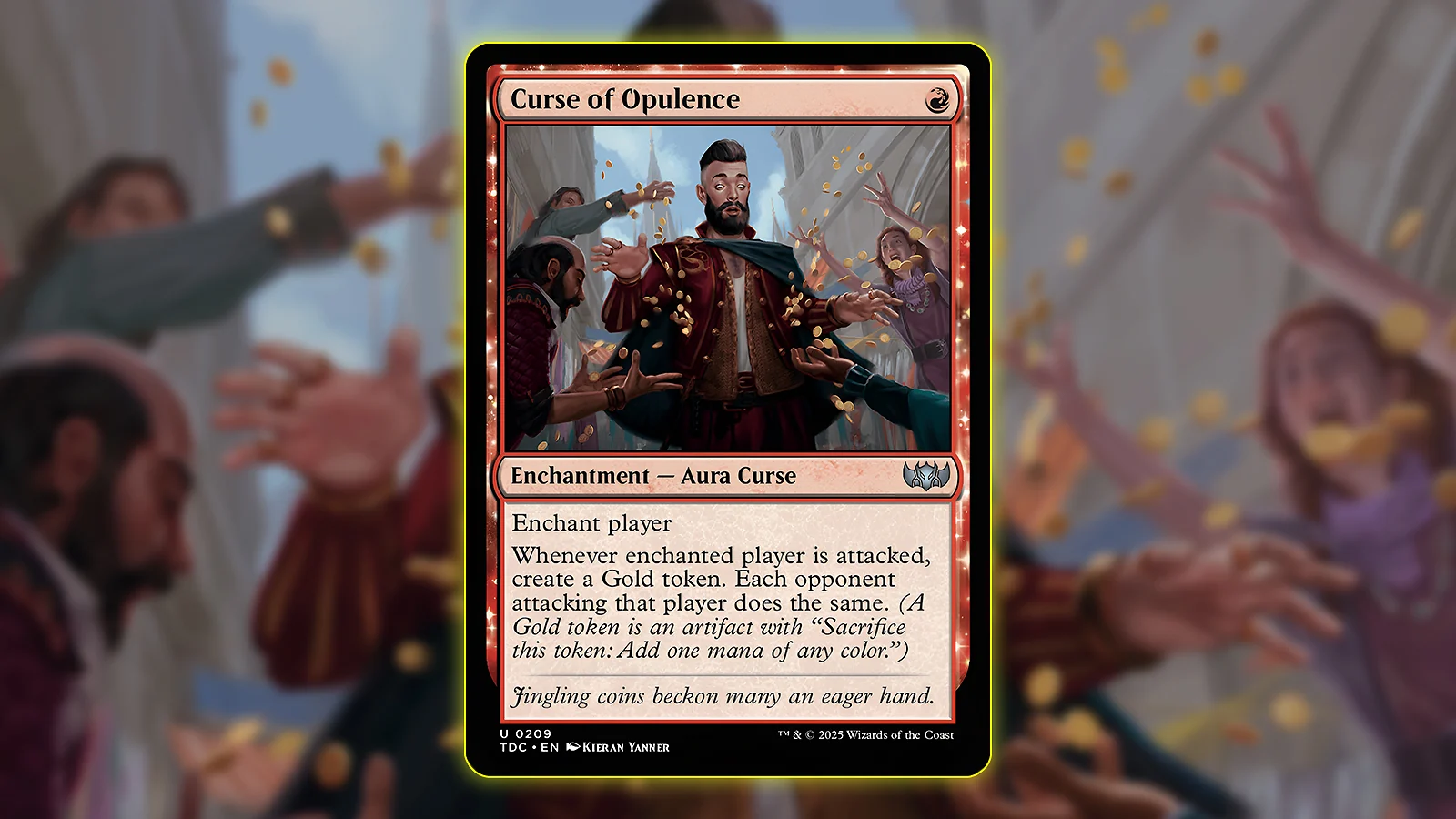 MTG Aura card - Curse of Opulence