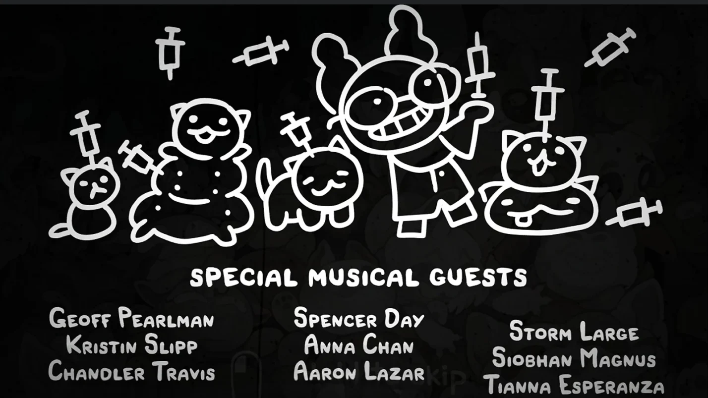 Black and white drawings with text