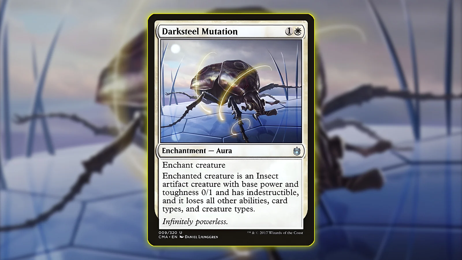 MTG Aura card - Darksteel Mutation