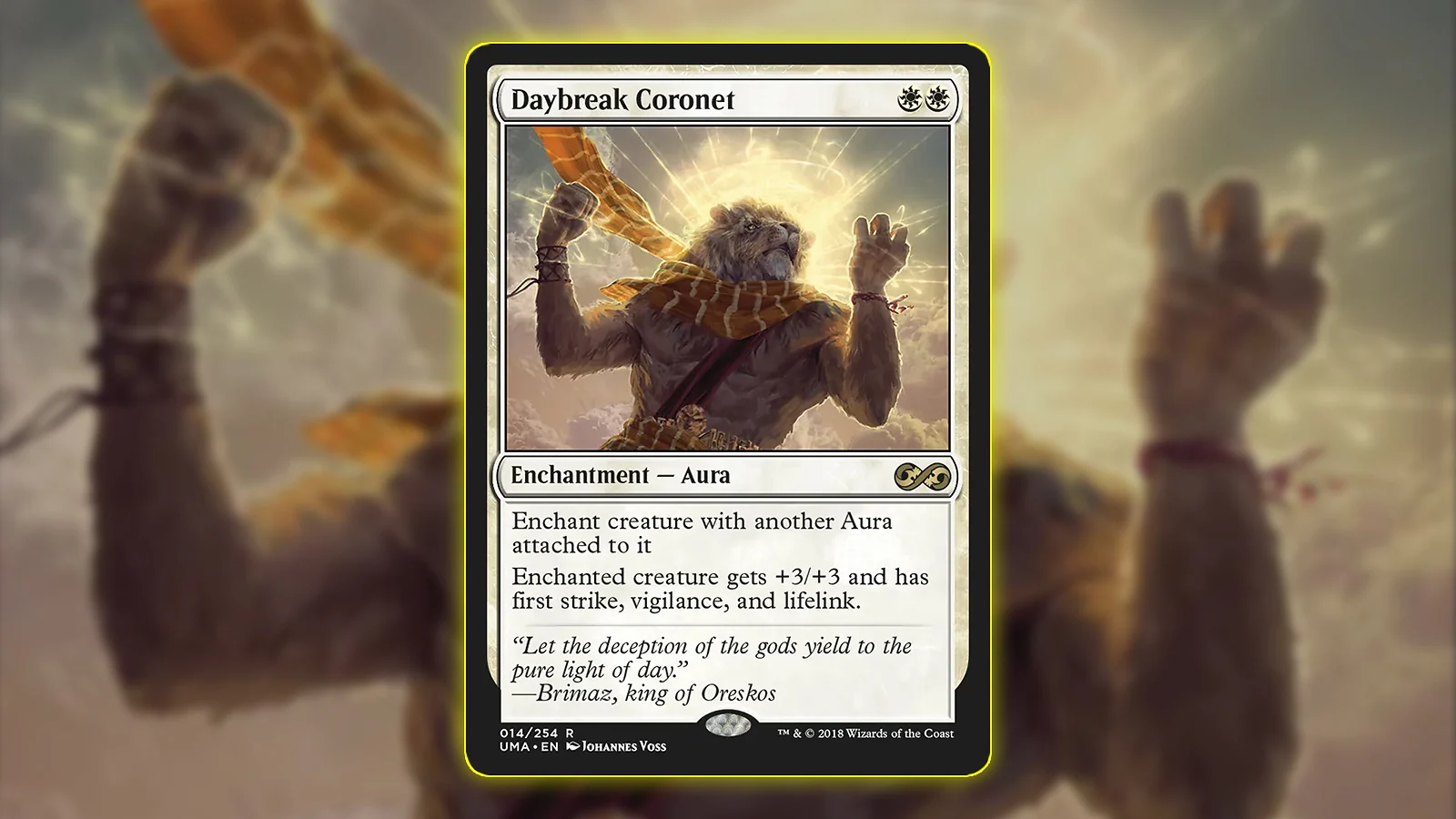 MTG Aura card - Daybreak Coronet