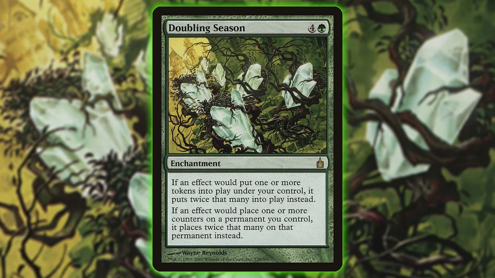 Enchantment Card in MTG - Doubling Season
