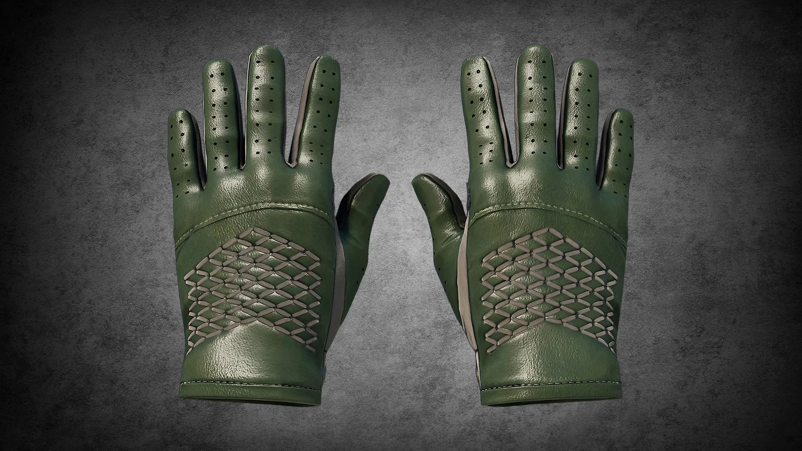 Driver Gloves Racing Green