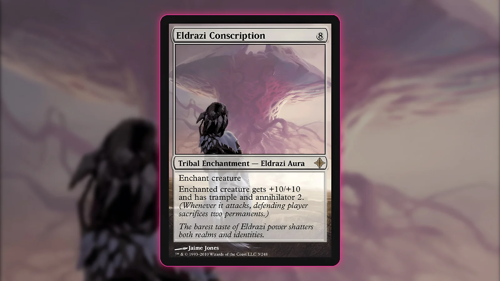 MTG Aura card - Eldrazi Conscription 