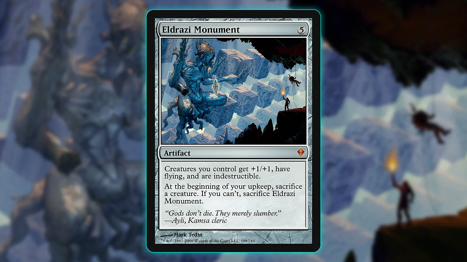 Magic: The Gathering colorless card - Eldrazi Monument