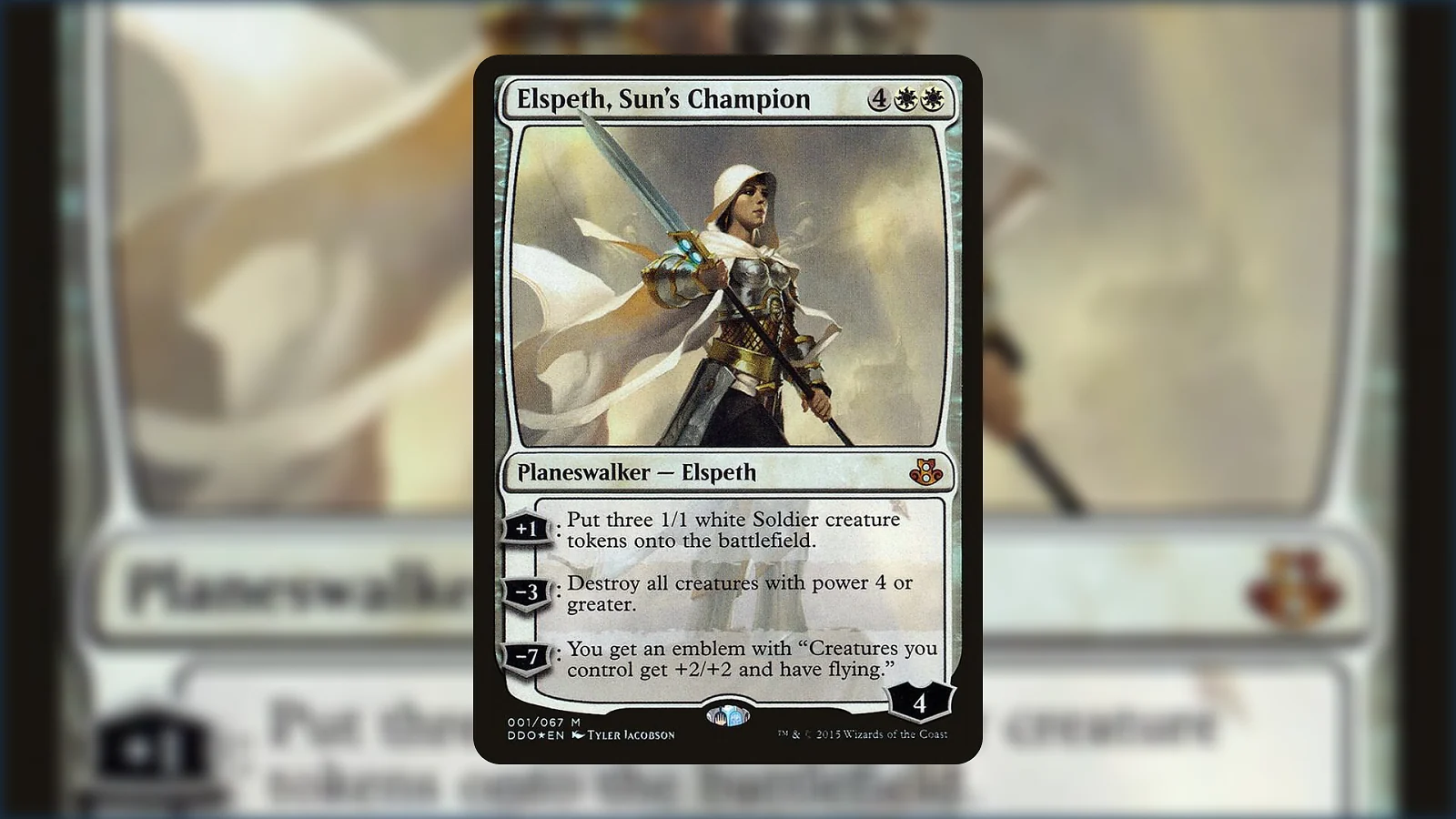Elspeth, Sun’s Champion - Best White Planeswalker for Board Control