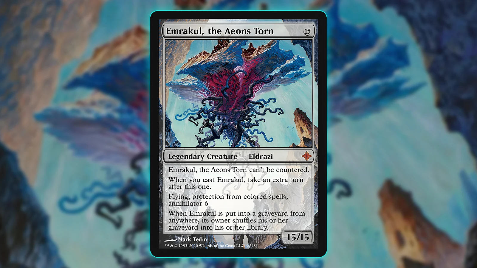Mythic rare MTG card - Emrakul, the Aeons Torn