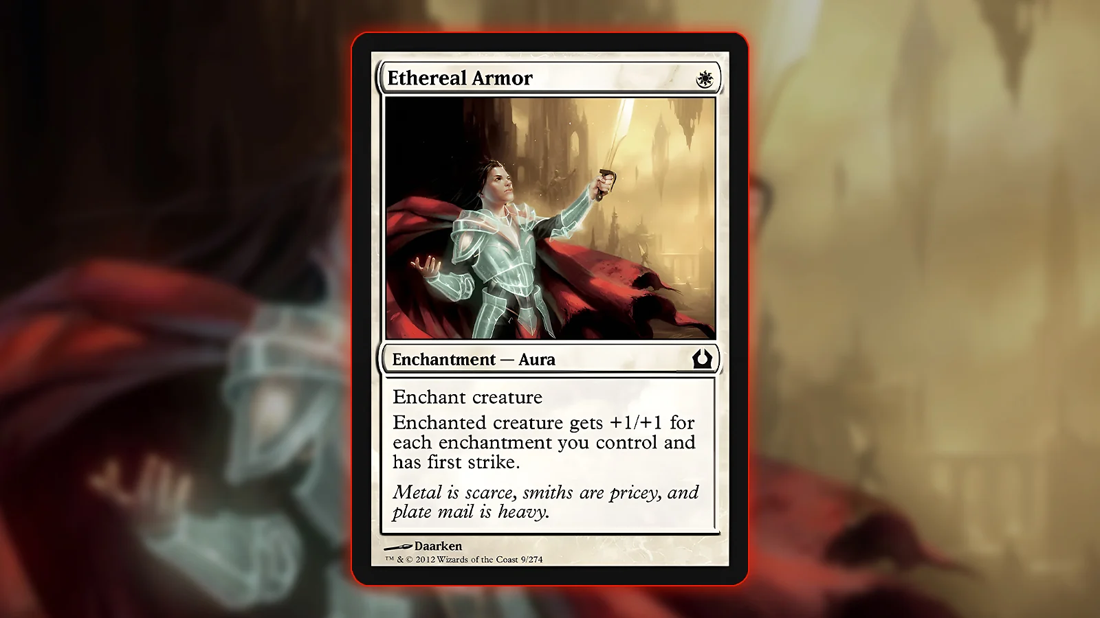 MTG Aura card - Ethereal Armor